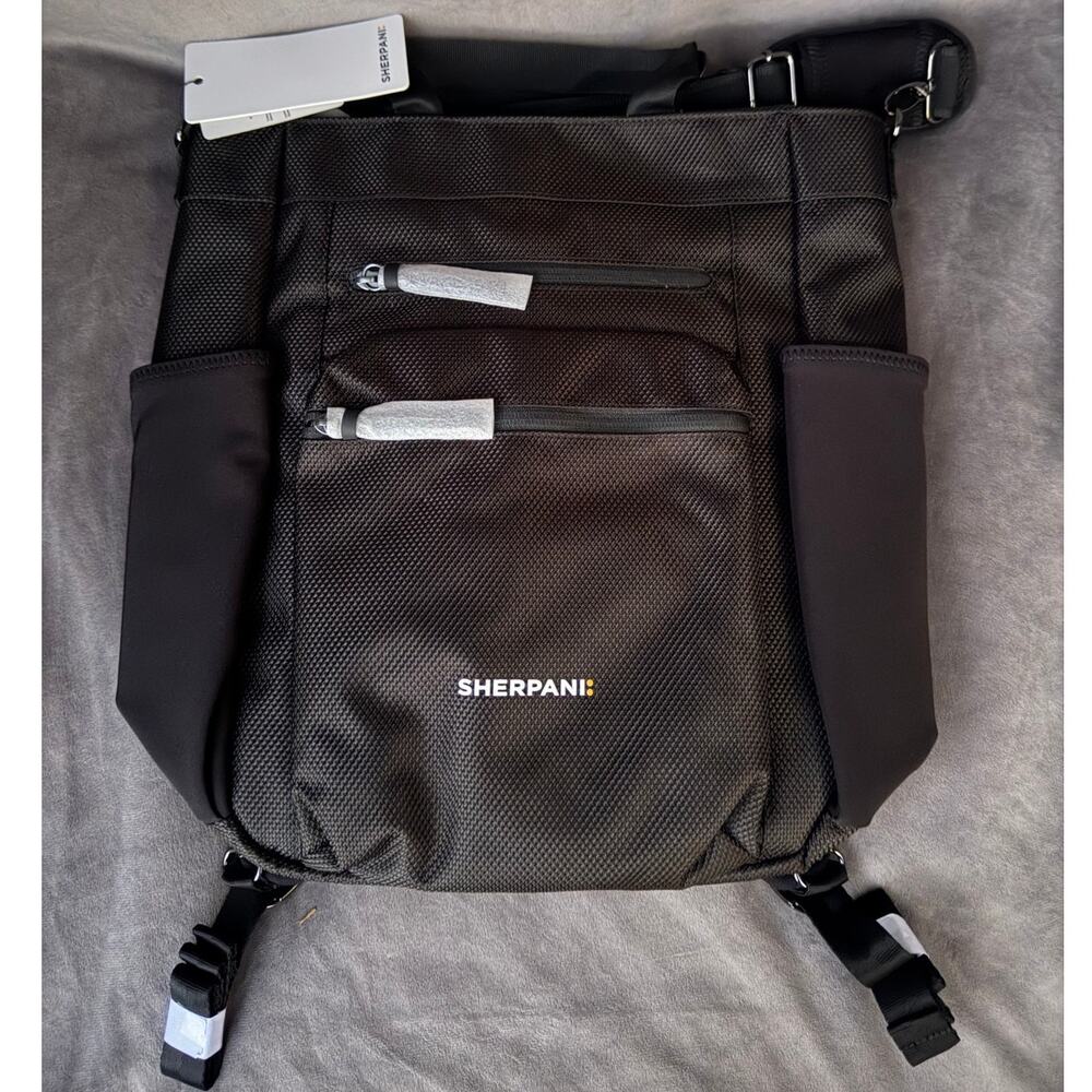 Sherpani Soleil Anti-Theft 3-in-1 Backpack Tote Carbon NWT